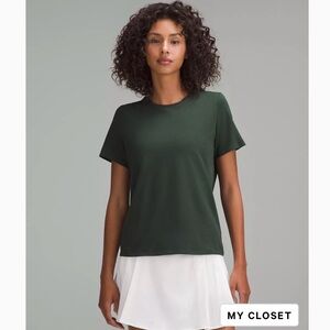 lululemon Organic Cotton Straight-Hem Crewneck T-Shirt, Women’s XL